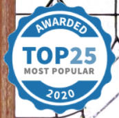 2020 Top 25 Most Popular Award