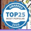 2020 Top 25 Most Popular Award